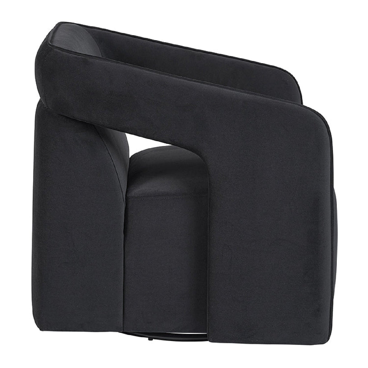 Fabric Upholstered Swivel Lounge Chair by Splendido Kendrick Accent Chair, alternate view 11