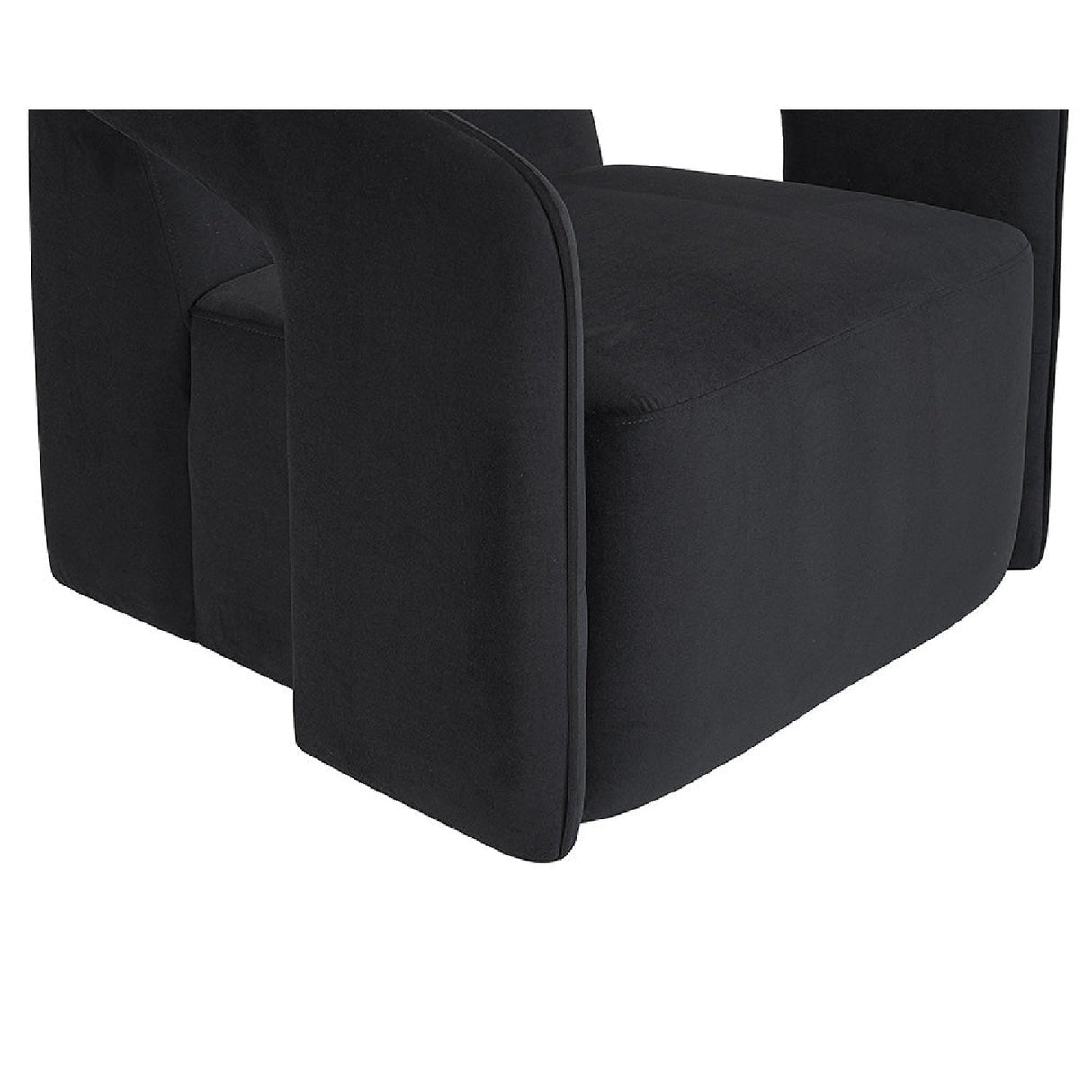 Fabric Upholstered Swivel Lounge Chair by Splendido Kendrick Accent Chair, alternate view 14
