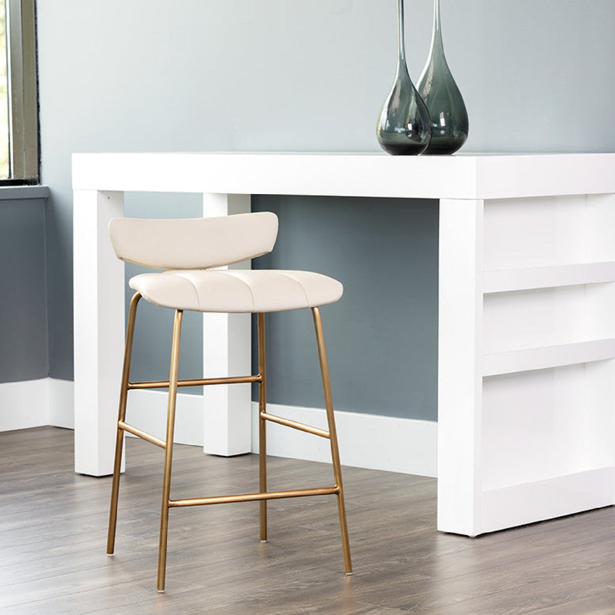 Leather Inspired Counter Stool by Splendido Lorelei, alternate view 12