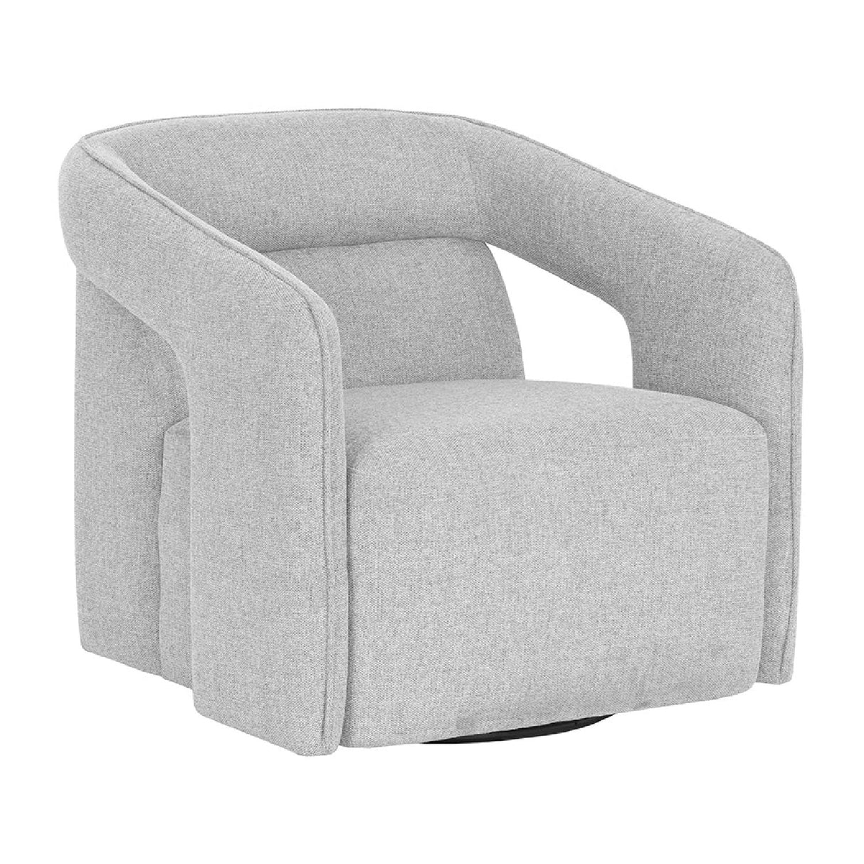 Fabric Upholstered Swivel Lounge Chair by Splendido Kendrick Accent Chair