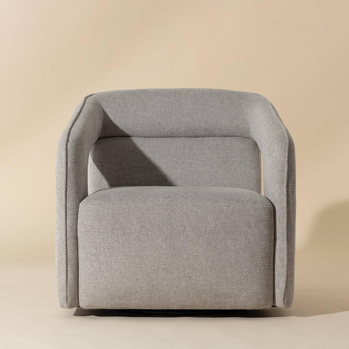 Fabric Upholstered Swivel Lounge Chair by Splendido Kendrick Accent Chair, alternate view 3