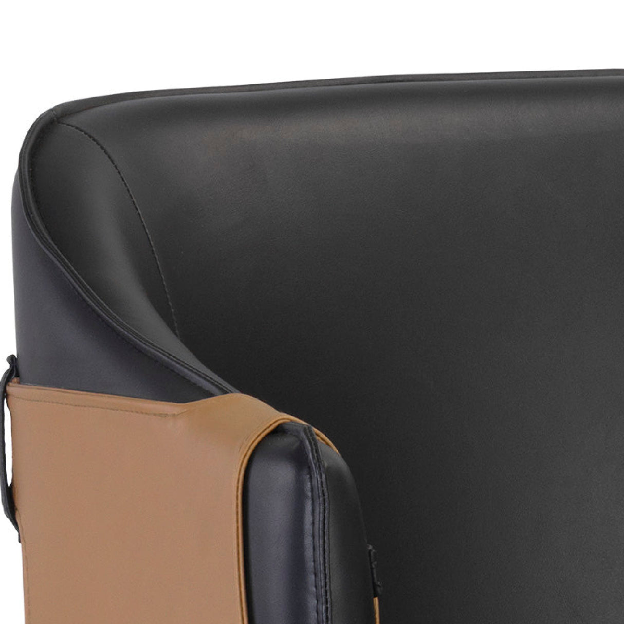 Two-Toned Leather Bar Stool by Splendido Carter Barstool, alternate view 13