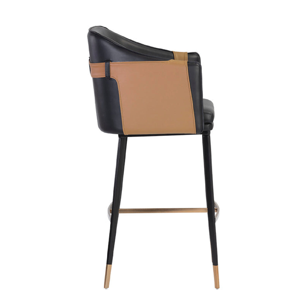 Two-Toned Leather Bar Stool by Splendido Carter Barstool, alternate view 11