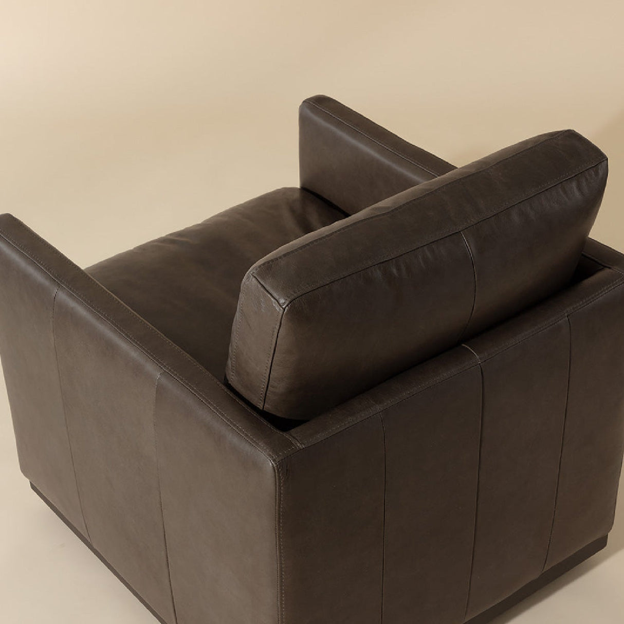 Track-Armed Swivel Lounge Chair by Splendido Portman Accent Chair, alternate view 21