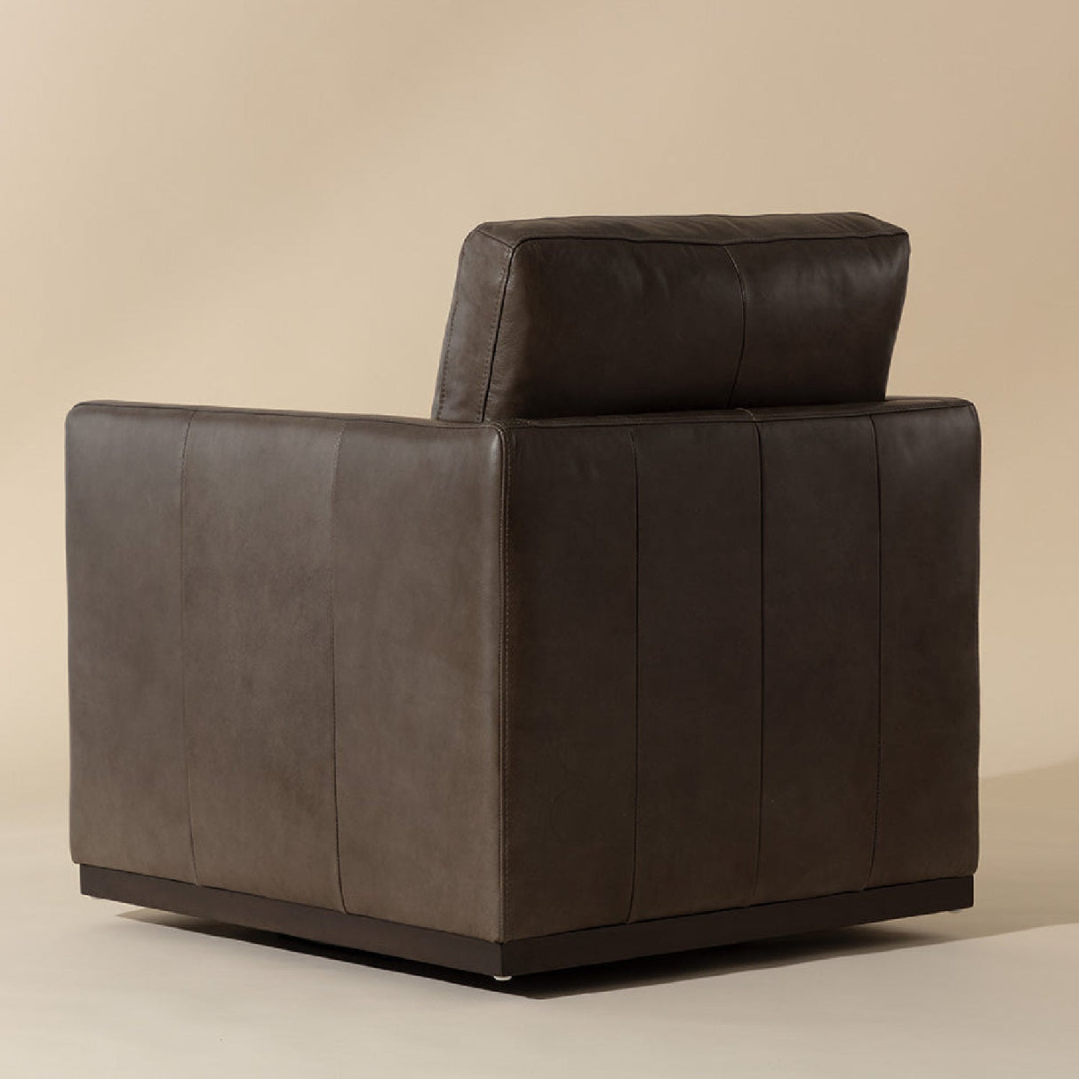 Track-Armed Swivel Lounge Chair by Splendido Portman Accent Chair, alternate view 23