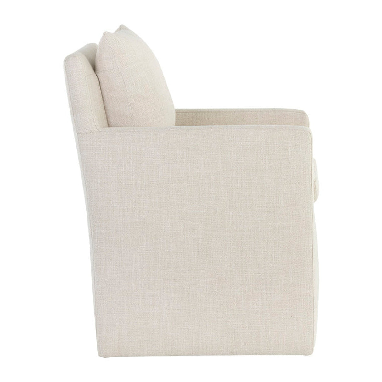 Linen Wheeled Dining Chair by Splendido Glenrose, alternate view 4