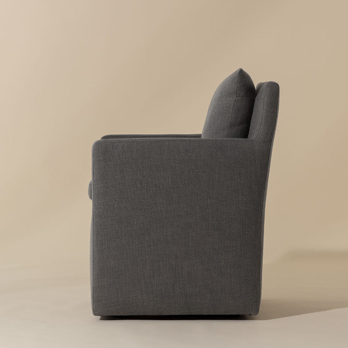 Linen Wheeled Dining Chair by Splendido Glenrose, alternate view 16
