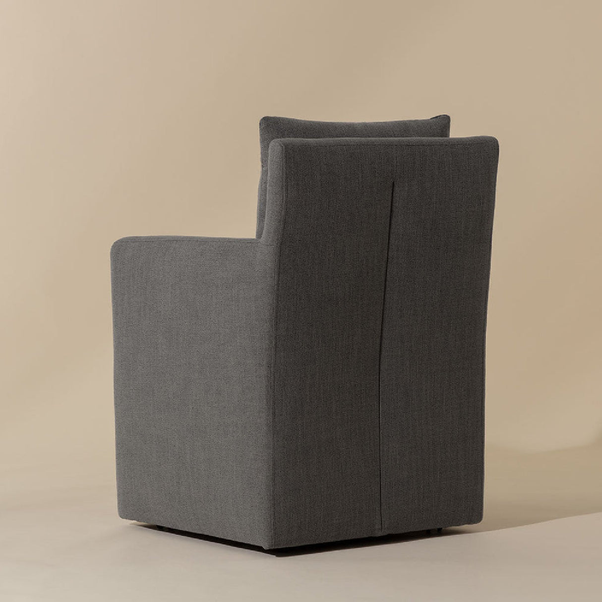 Linen Wheeled Dining Chair by Splendido Glenrose, alternate view 17