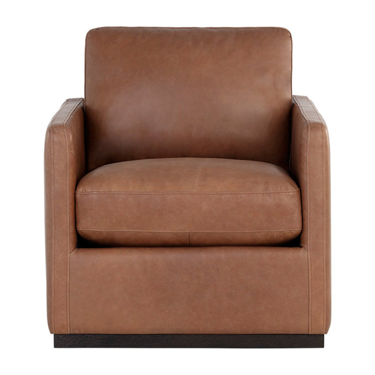 Track-Armed Swivel Lounge Chair by Splendido Portman Accent Chair, alternate view 10