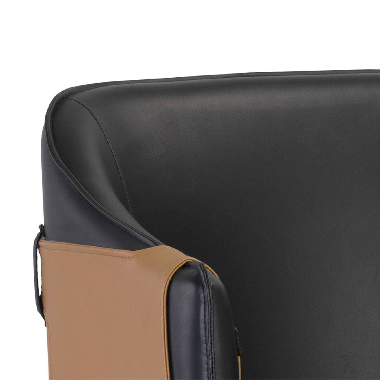 Two-Toned Leather Counter Stool by Splendido Carter, alternate view 14