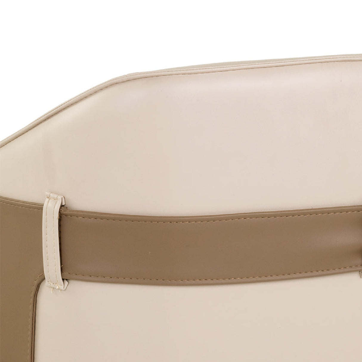 Two-Toned Leather Bar Stool by Splendido Carter Barstool, alternate view 6