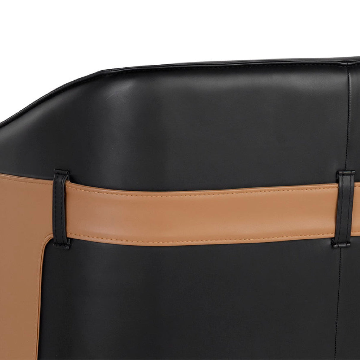 Two-Toned Leather Lounge Chair by Splendido Carter Accent Chair, alternate view 19