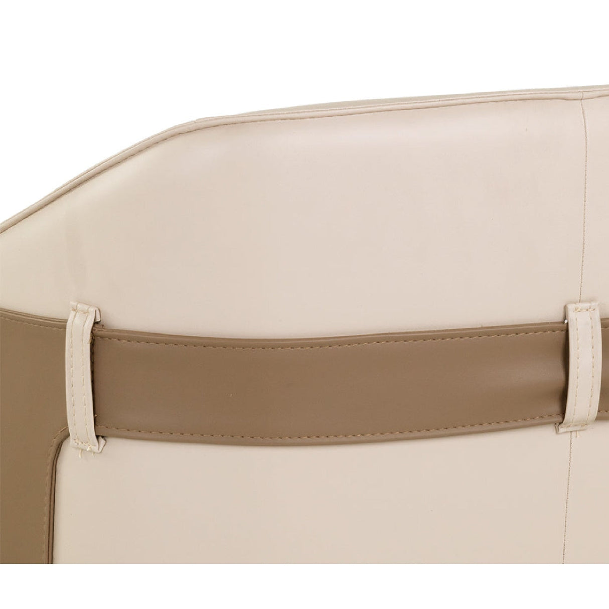 Two-Toned Leather Lounge Chair by Splendido Carter Accent Chair, alternate view 6