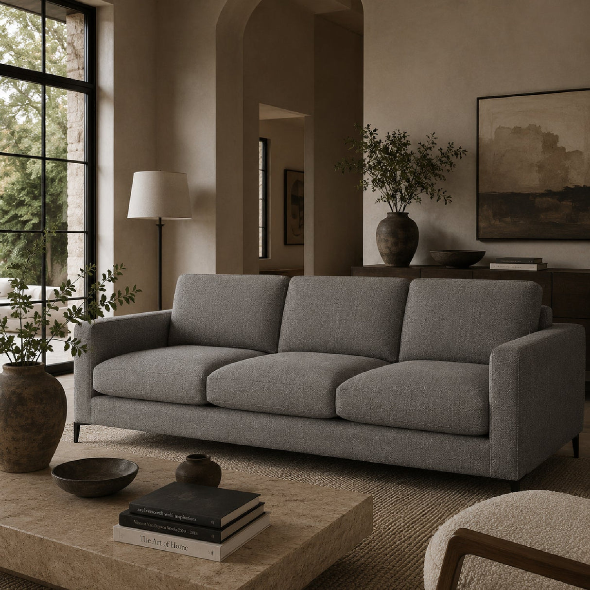 Minimalist Fabric Sofa by Splendido Byward, alternate view 9