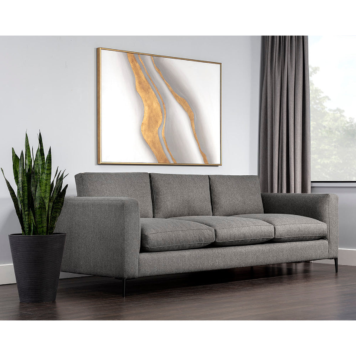 Minimalist Fabric Sofa by Splendido Byward, alternate view 13