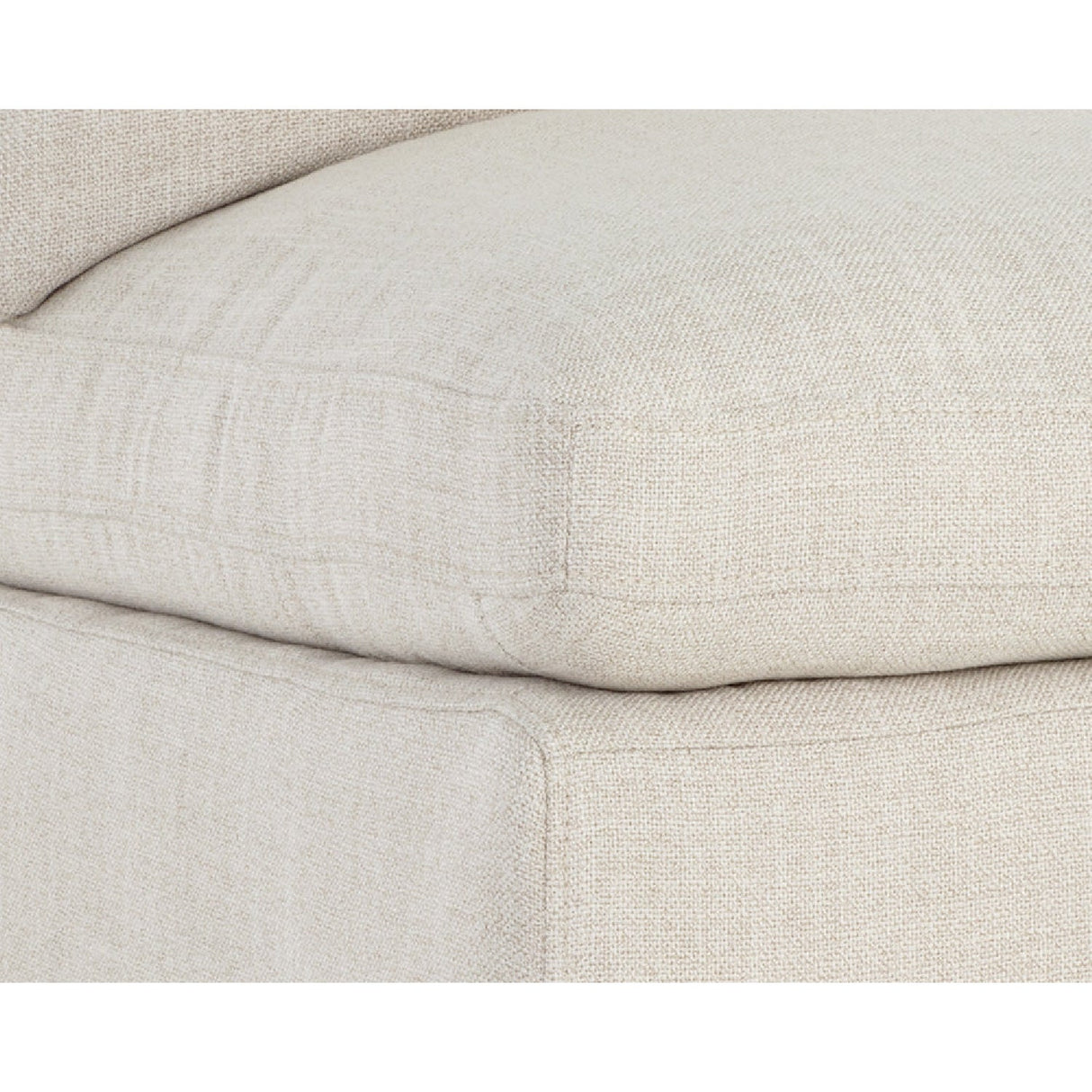 Modern European furniture - White Linen Wheeled Dining Chair - www.oroa.com