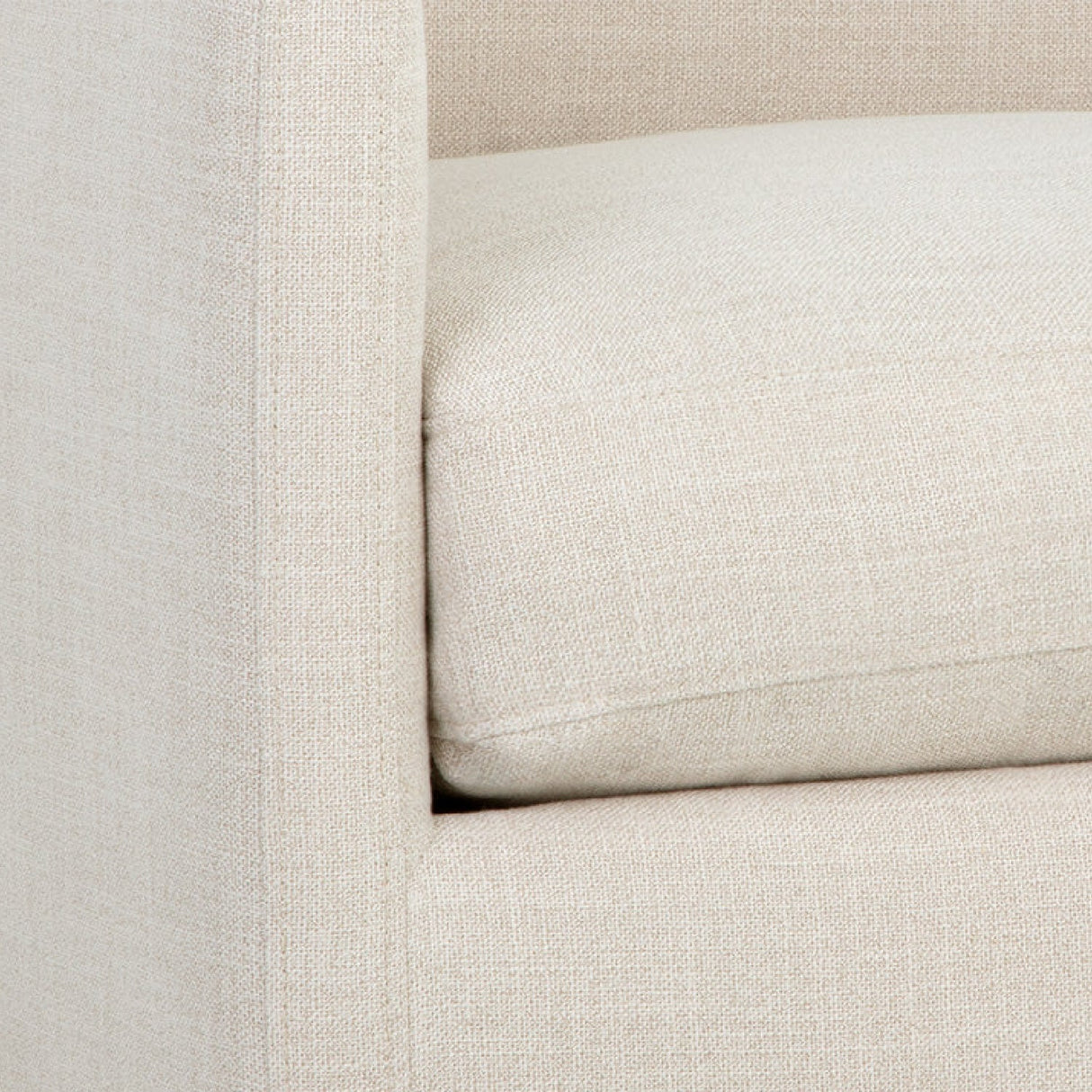 Track-Armed Swivel Lounge Chair by Splendido Portman Accent Chair, alternate view 5