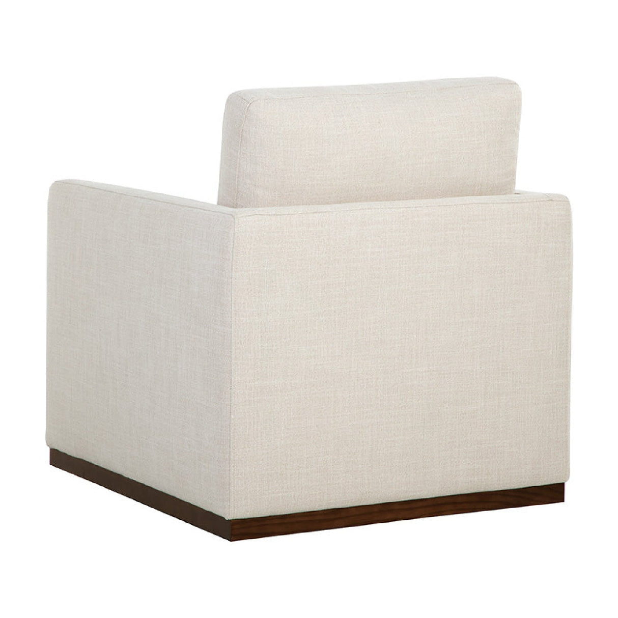 Track-Armed Swivel Lounge Chair by Splendido Portman Accent Chair, alternate view 4