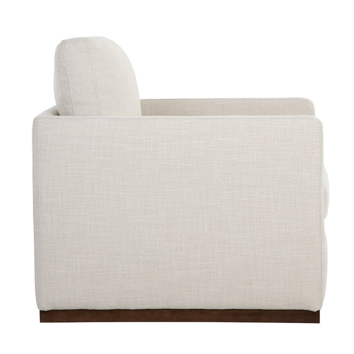 Track-Armed Swivel Lounge Chair by Splendido Portman Accent Chair, alternate view 9