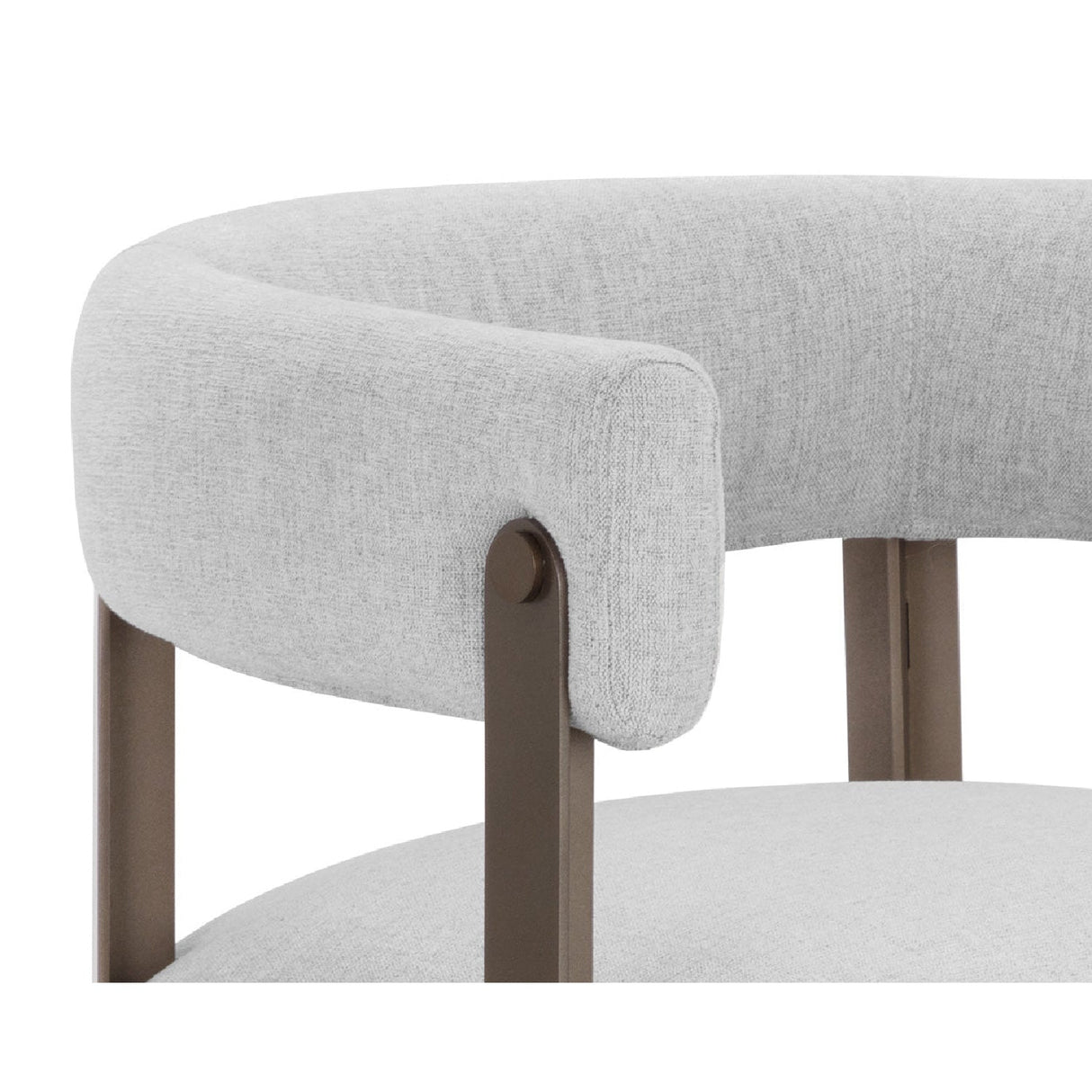 Curved Wood Frame Dining Armchair by Splendido Mae Dining Chair, alternate view 19