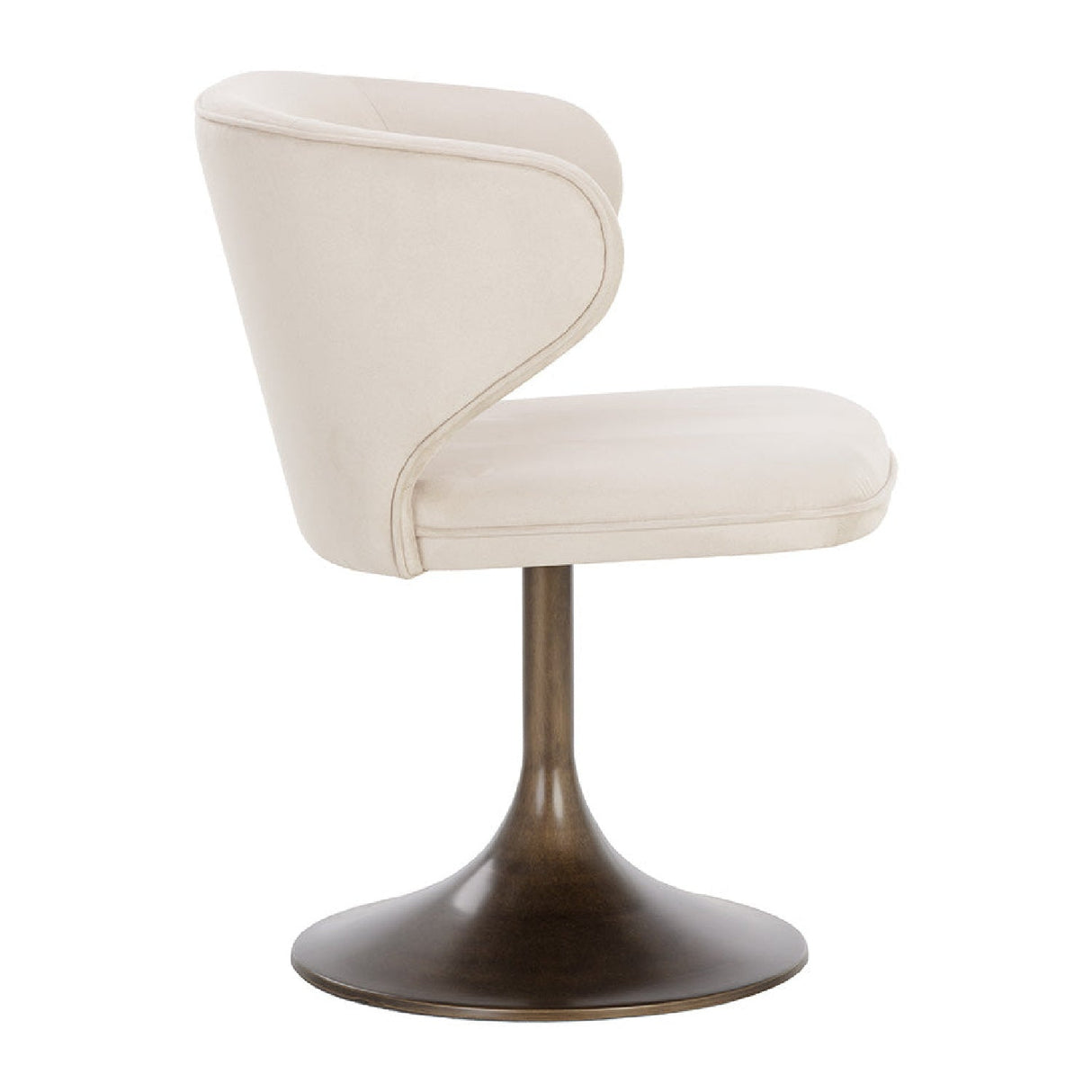 Pedestal Swivel Dining Chair by Splendido Simone, alternate view 4