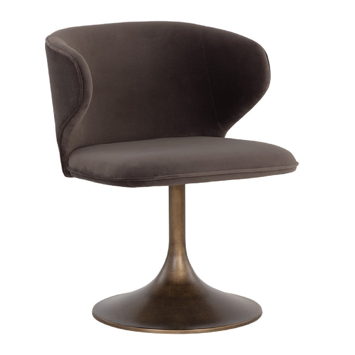 Pedestal Swivel Dining Chair by Splendido Simone, alternate view 11