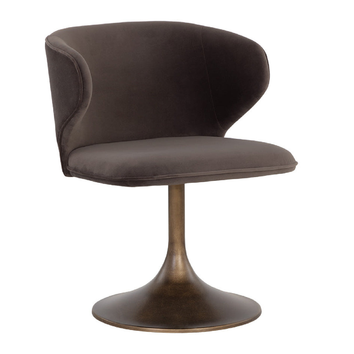 Modern European furniture - Pedestal Swivel Dining Chair - www.oroa.com | Oroa.com