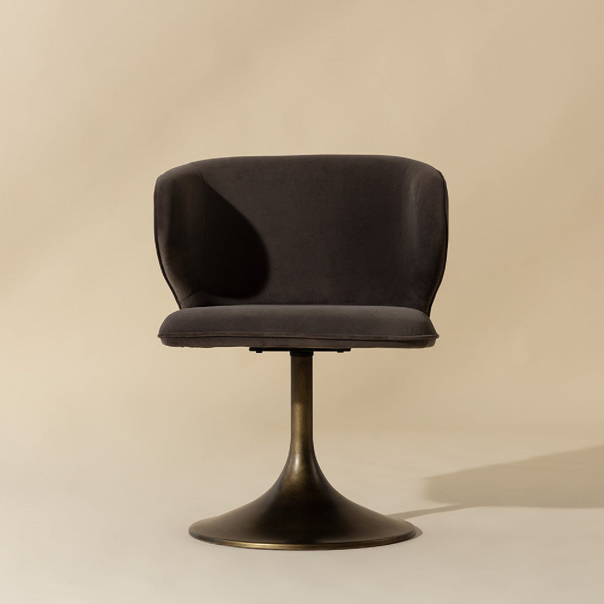 Modern European furniture - Pedestal Swivel Dining Chair - www.oroa.com