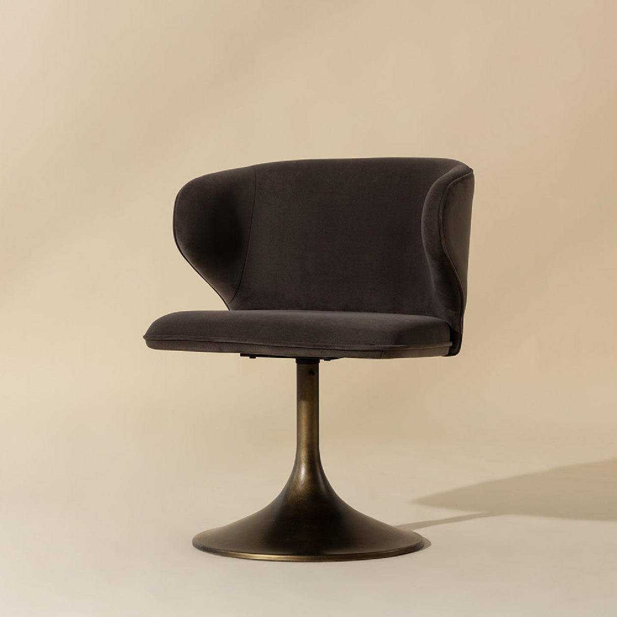 Pedestal Swivel Dining Chair by Splendido Simone, alternate view 20