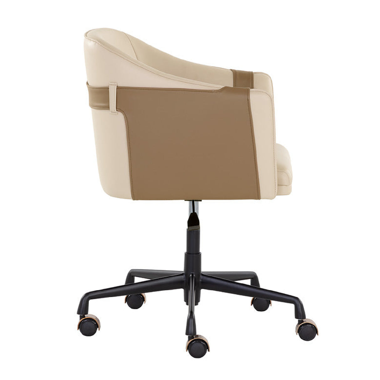 Two-Toned Leather Office Chair by Splendido Carter, alternate view 4