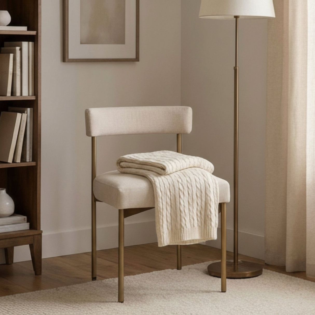 Open-Back Dining Chairs (2) by Splendido Seneca, alternate view 13
