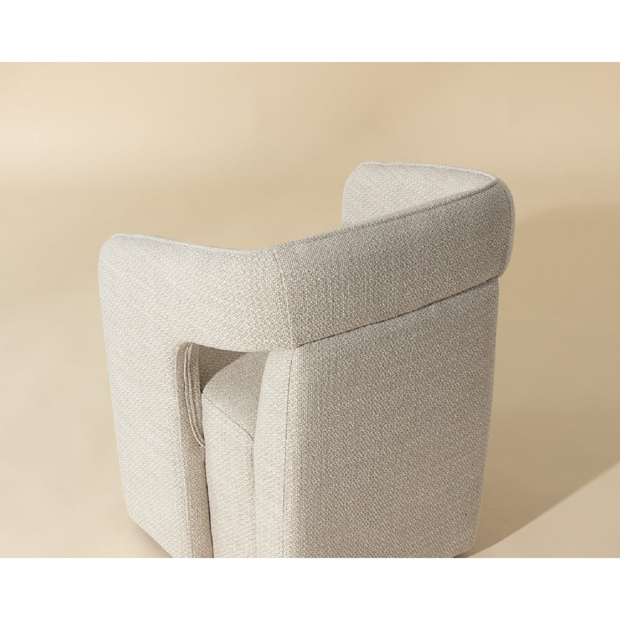 Fabric Upholstered Wheel Dining Armchair by Splendido Kendrick Dining Chair, alternate view 11