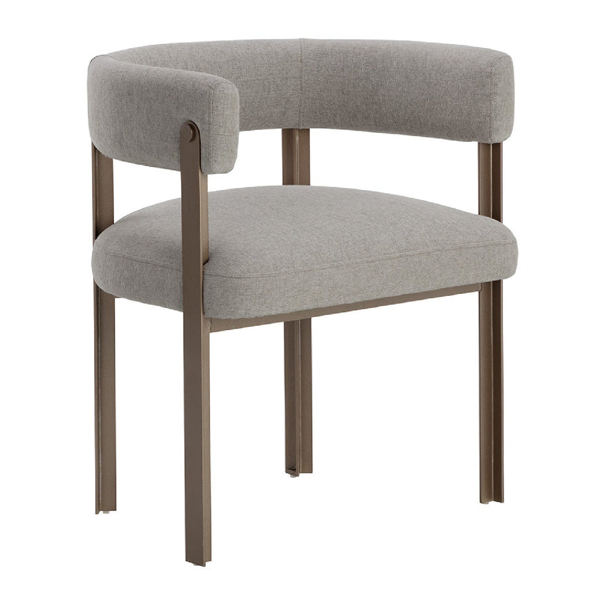 Curved Wood Frame Dining Armchair by Splendido Mae Dining Chair