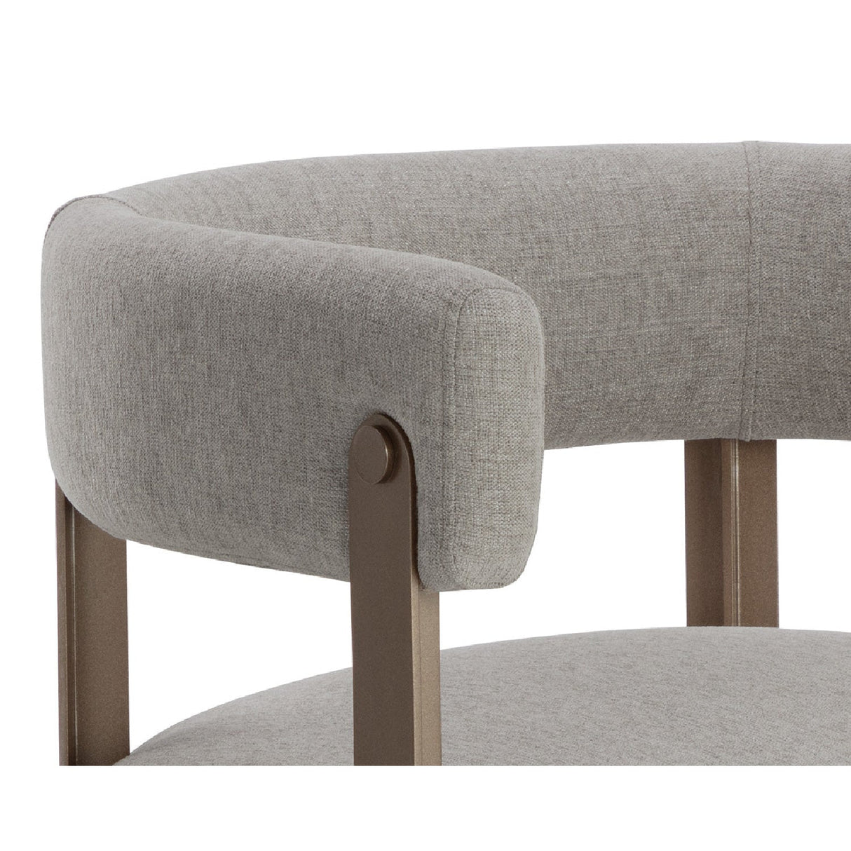 Curved Wood Frame Dining Armchair by Splendido Mae Dining Chair, alternate view 7