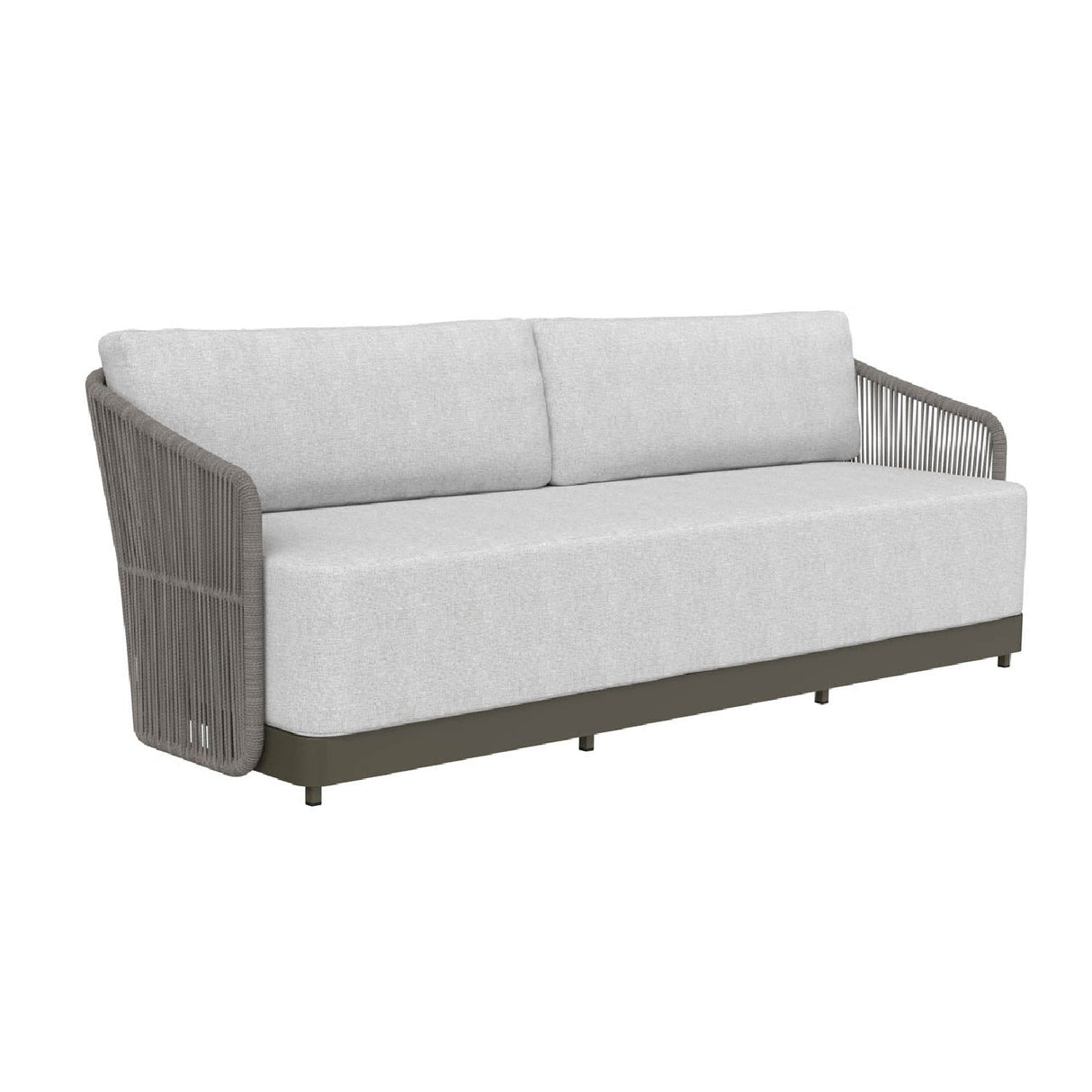 Gray Rope Outdoor Sofa by Splendido Allariz, alternate view 3