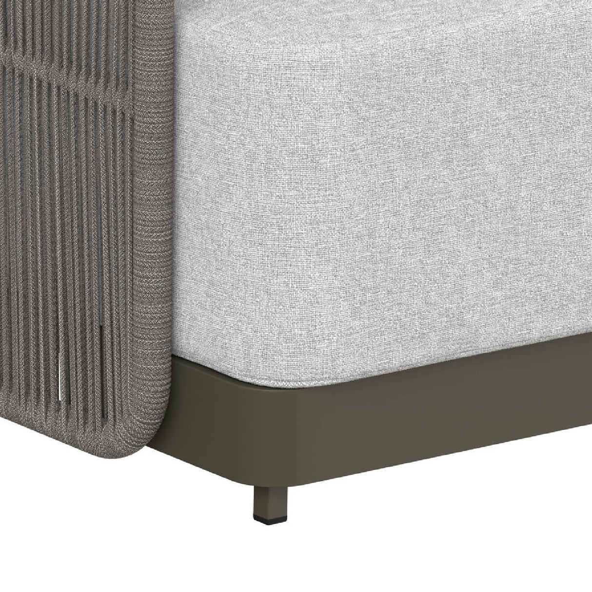 Gray Rope Outdoor Sofa by Splendido Allariz, alternate view 6