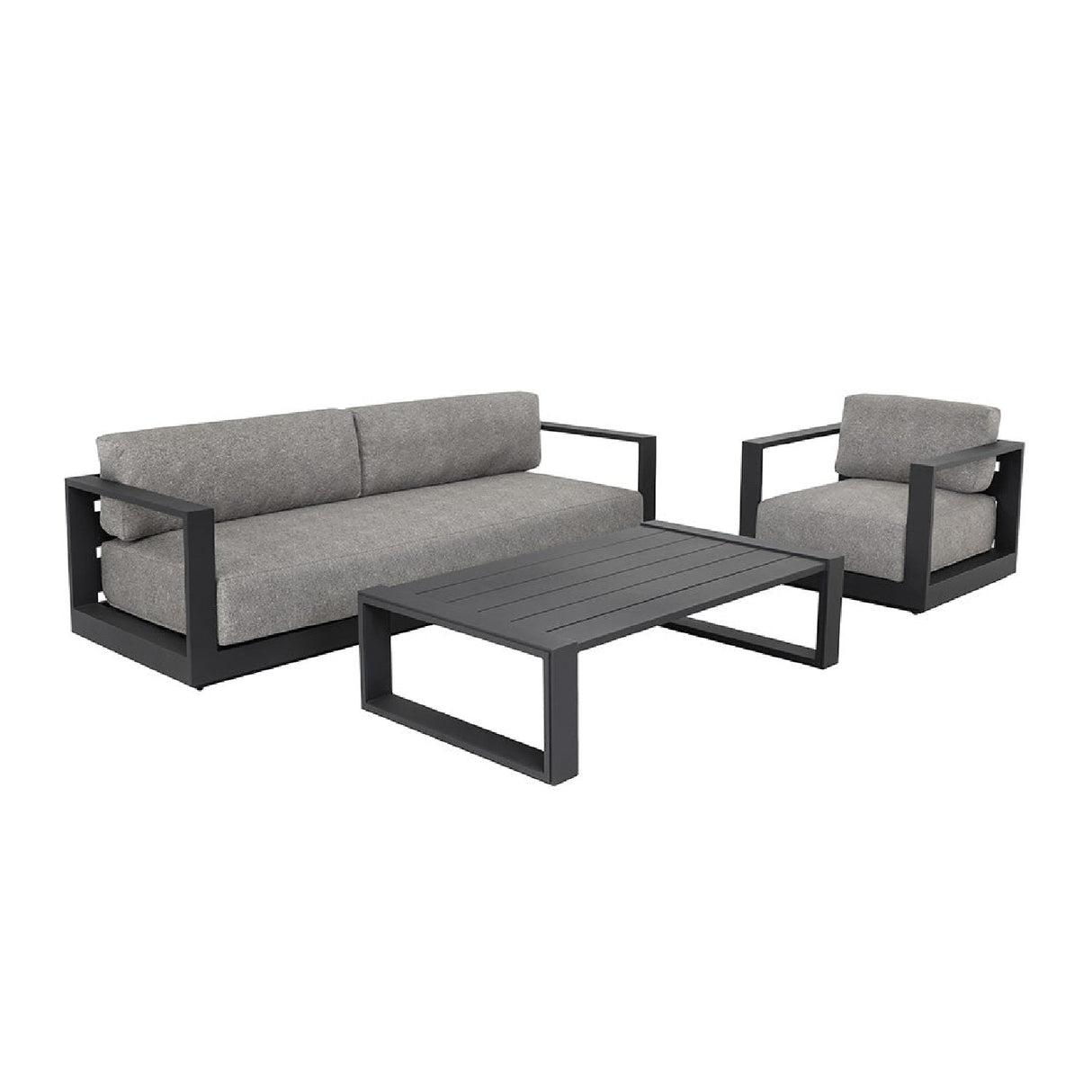 Aluminum Framed Outdoor Lounge Armchair by Splendido Tavira Outdoor Lounge Chair, alternate view 16