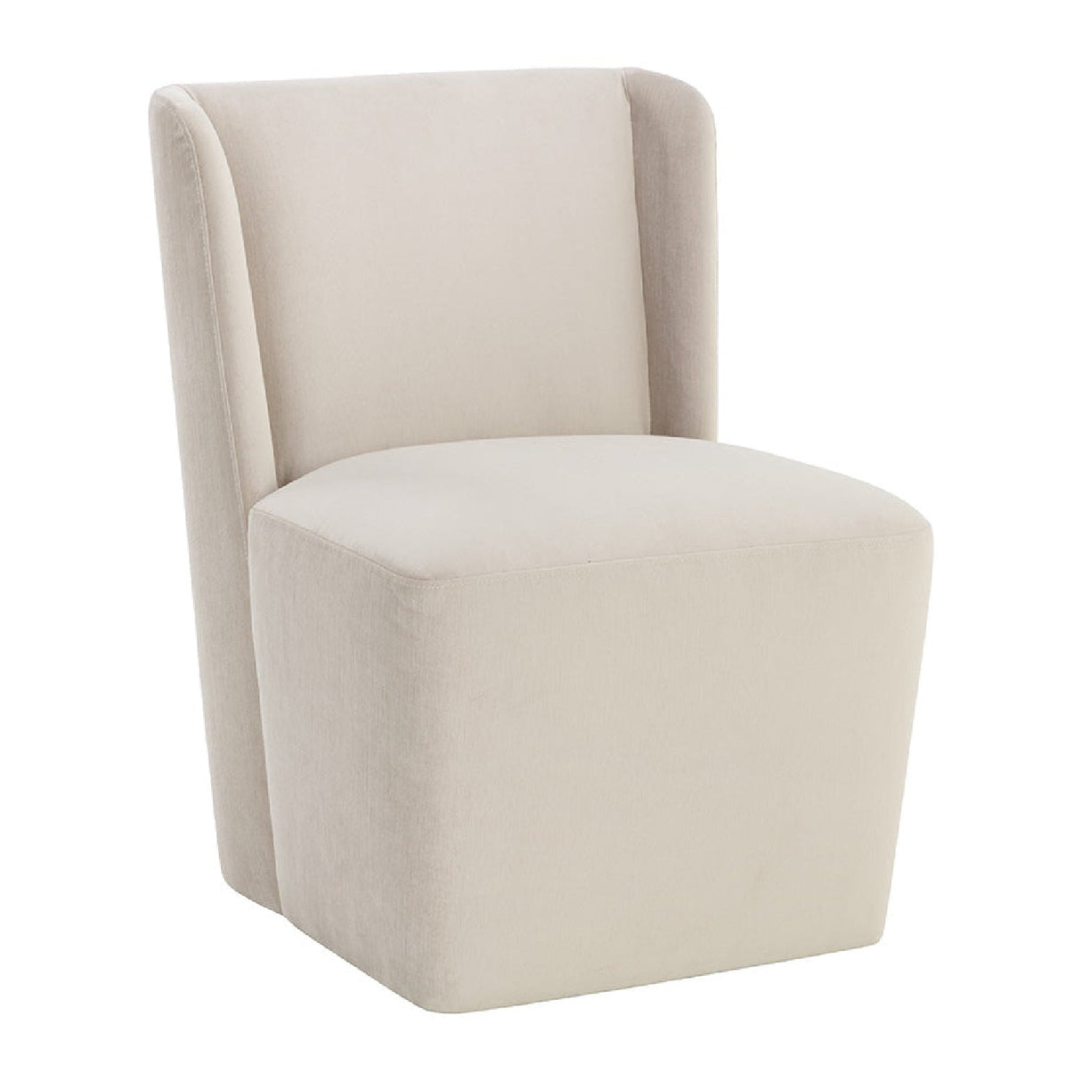 Upholstered Wheel Dining Chair by Splendido Amita