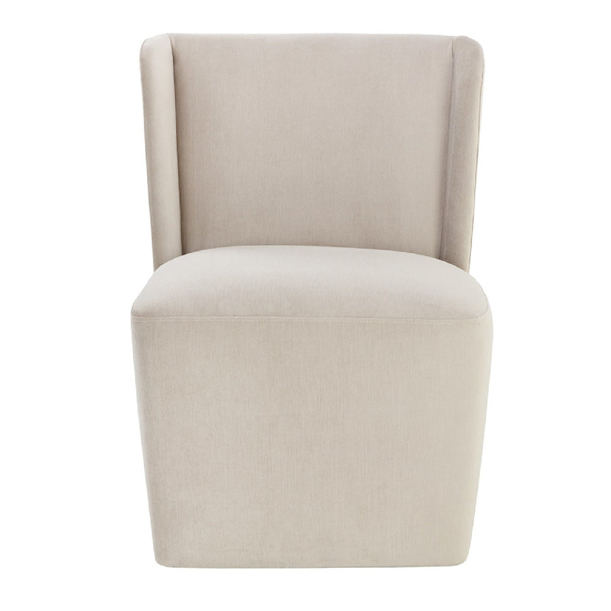 Upholstered Wheel Dining Chair by Splendido Amita, alternate view 3