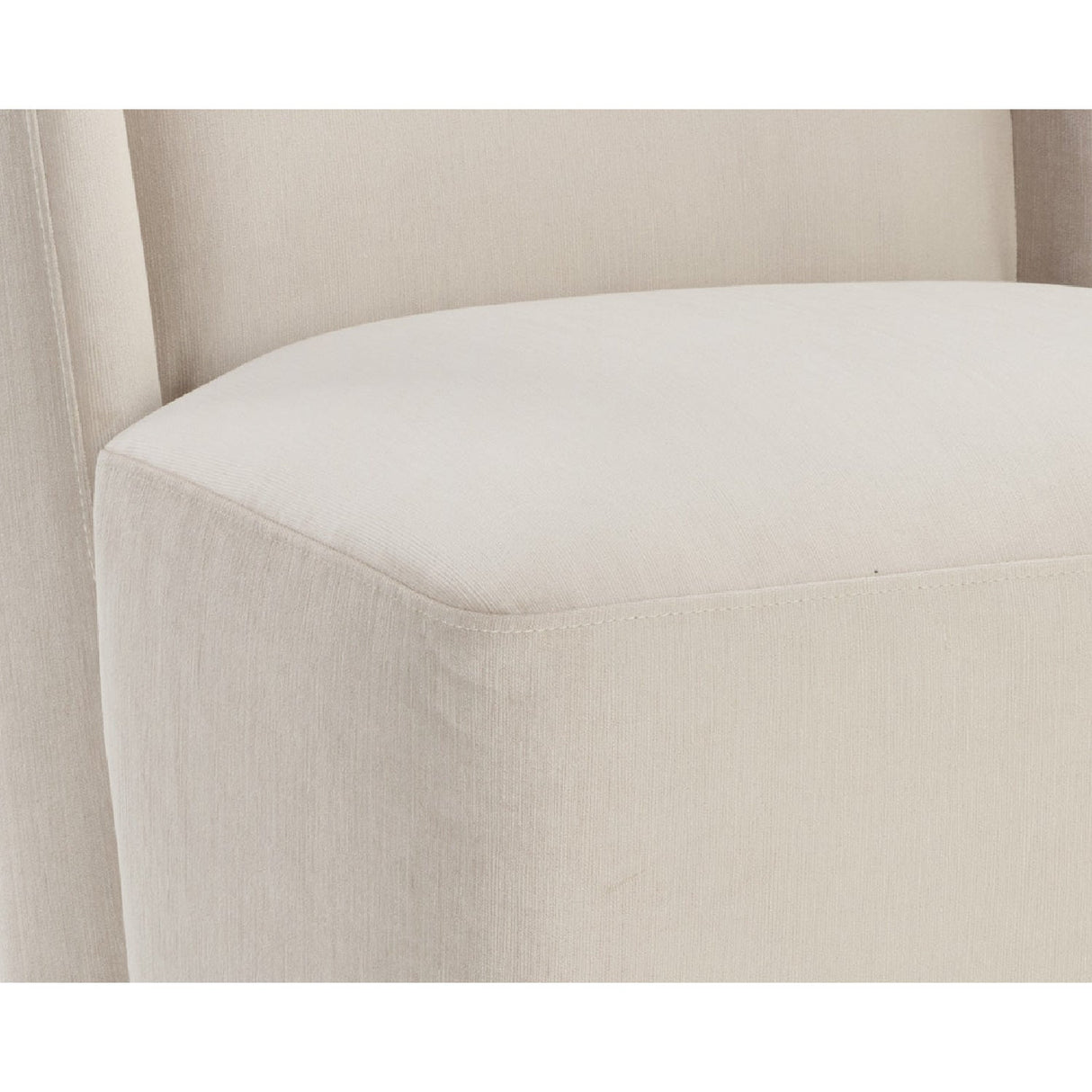 Upholstered Wheel Dining Chair by Splendido Amita, alternate view 6