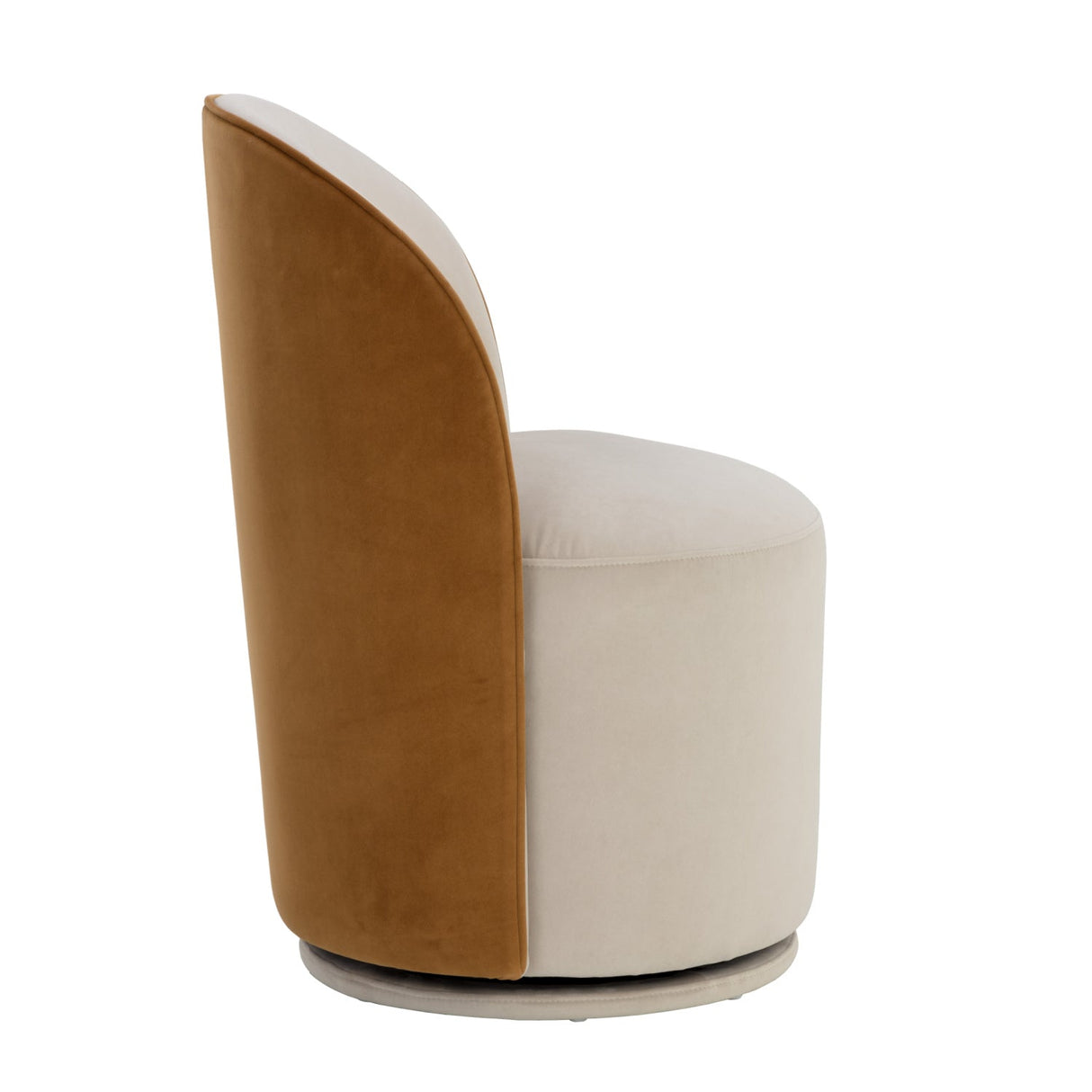 Fabric Swivel Dining Chair by Splendido Cavoli, alternate view 4