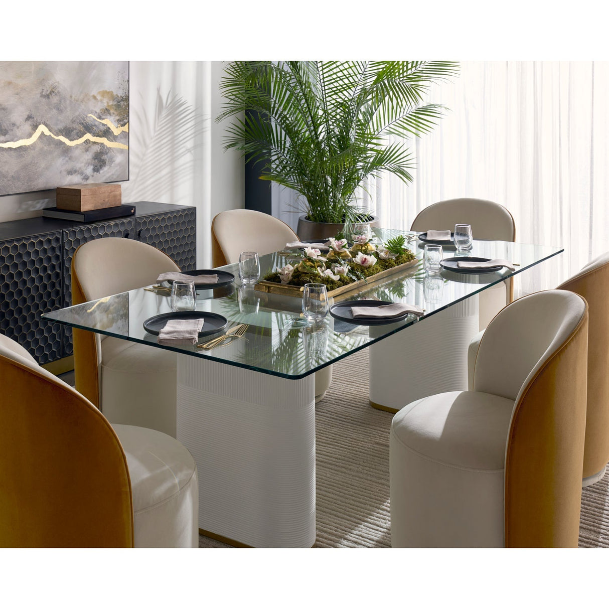 Fabric Swivel Dining Chair by Splendido Cavoli, alternate view 10