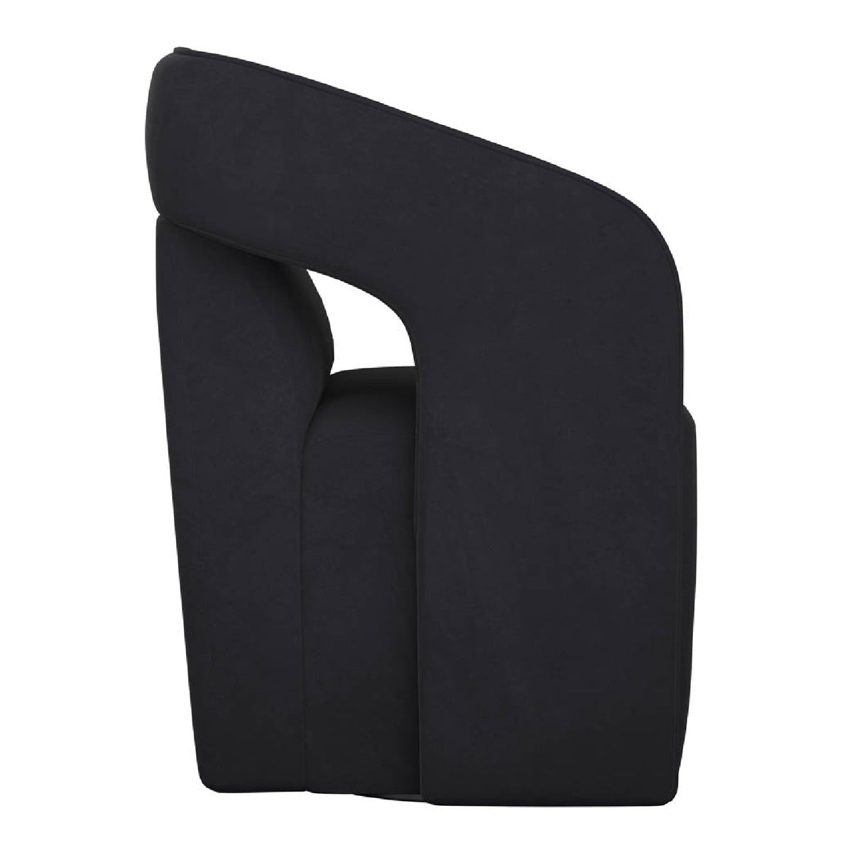Fabric Upholstered Wheel Dining Armchair by Splendido Kendrick Dining Chair, alternate view 15