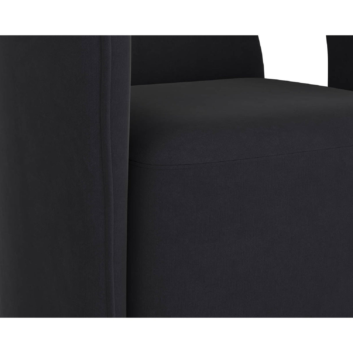 Fabric Upholstered Wheel Dining Armchair by Splendido Kendrick Dining Chair, alternate view 18