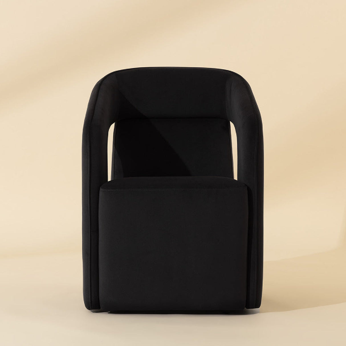 Fabric Upholstered Wheel Dining Armchair by Splendido Kendrick Dining Chair, alternate view 21