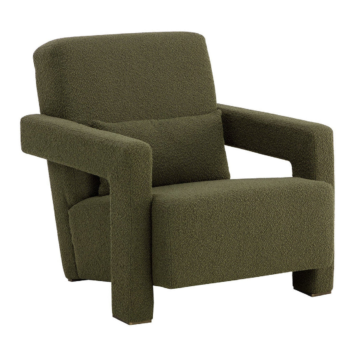 Modern Fabric Lounge Chair by Splendido Forester Accent Chair, alternate view 6