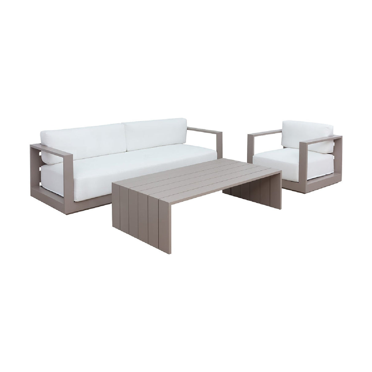 Aluminum Framed Outdoor Lounge Armchair by Splendido Tavira Outdoor Lounge Chair, alternate view 6