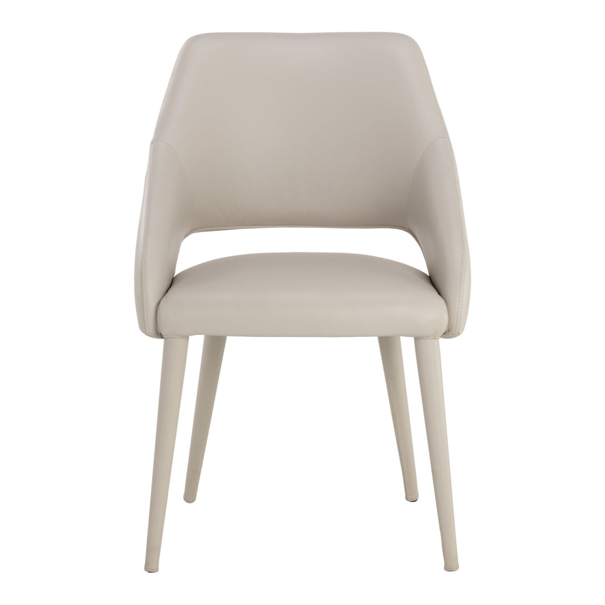 Monochromatic Leather Dining Chair | Splendido Galen