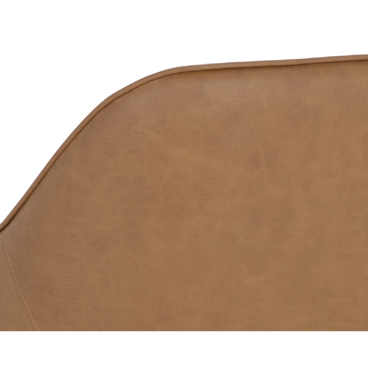 Curved-Back Leather Dining Armchair by Splendido Malachi Dining Chair, alternate view 14