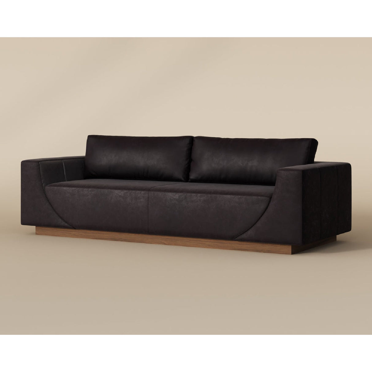 Italian Leather Sofa by Splendido Anakin, alternate view 13